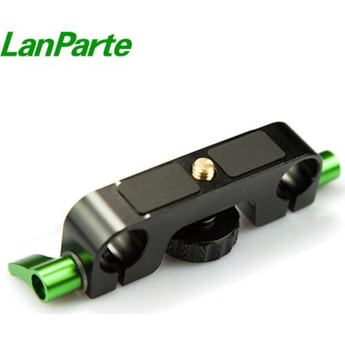 Lanparte 15mm Double Rod Clamp with 1/4 Screw for Camera. Monitor, DSLR Rig