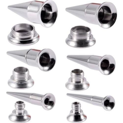 Showlove-6 set/lot Ear Taper Tunnel Gauge Set, 2 in 1 Ear Expander Stretching Kit Piercing Body Jewelry