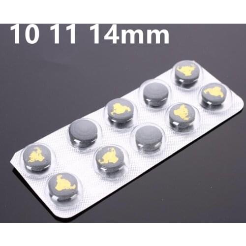 10/11/14mm Pool Cue Tips Diameter H Hardness Billiard Snooker Cue Tips Accessories