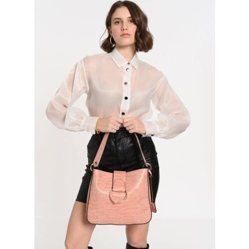 Womens Handbag Pink Color Leather Luxury Summer Casual Nightgown High Quality Top Handle Sleeve Zipper 2021 New Season Fashion Trend