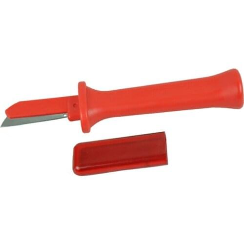 LS-54 German Style Cable Knife with fixed straight stainless steel for electrician