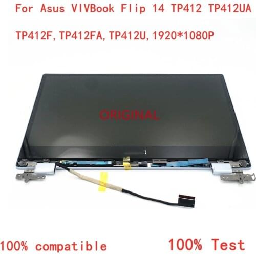 14.0 LCD Touch Screen Assembly for ASUS VivoBook Flip 14 TP412 TP412U TP412UA 1920*1080 N140HCA-EAC