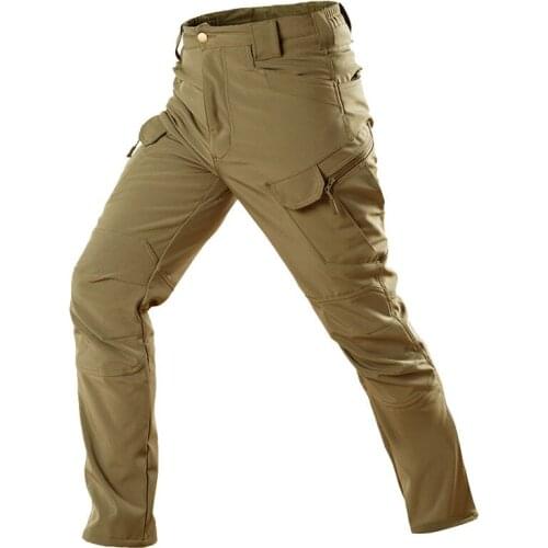 Autumn and winter outdoor soft shell charge pants mens winter add wool warm soft shell pants waterproof grab sweat pants mounta