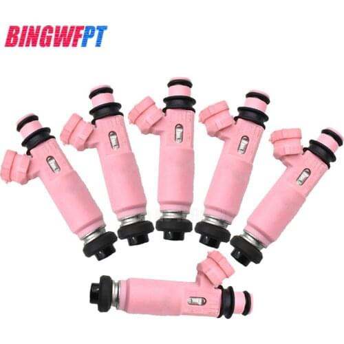 6PCS 23250-20030 23209-20030 2325020030 2320920030 Fuel Injector For Toyota Lexus RX300 RX330 RX350 02-08 Nozzle