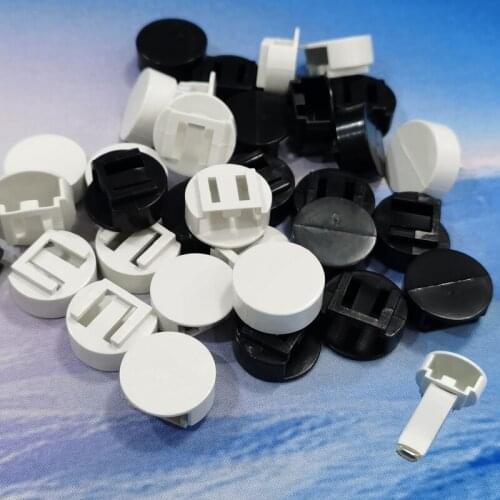 50-500pcs Car air outlet Clasp accessories Perfume Container Perfume Case balm clip slot plastic head round ABS plastic buckle