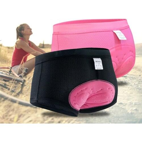 Womens Summer Silicone Safety Compression Shorts Bicycle Motorcycle Shorts Briefs Riding Travel Sports Breathable Upholstery