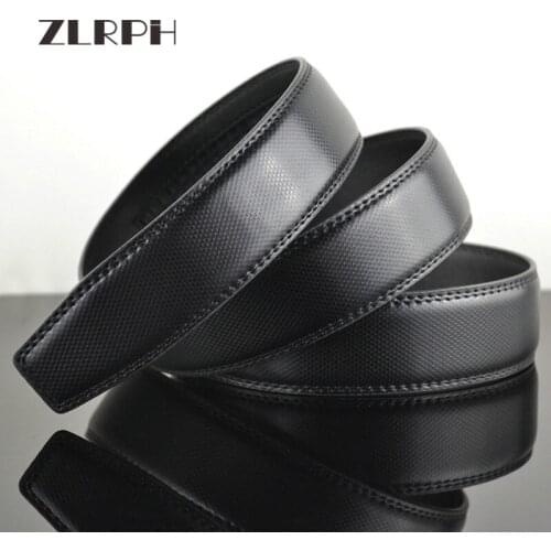 ZLRPH Leather belt strip automatic buckle belt body leather belt strip GZYY-ZD179
