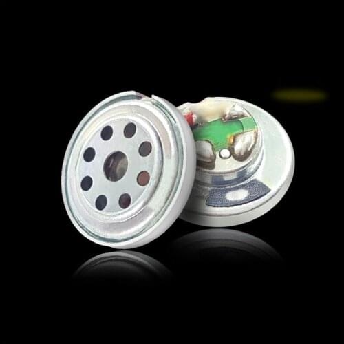 10pcs 10mm Graphene High-Grade Earphone Speaker White Magnetic Fever Subwoofer Moving Coil Unit 6u Earphone DIY Parts Driver