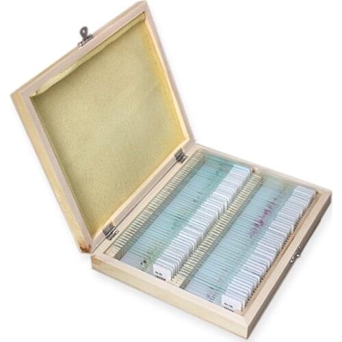 Microscope Slides 25/50/100 Pcs-Microscope Slides Prepared With Lab Specimens Biological Sample with Insects Plants