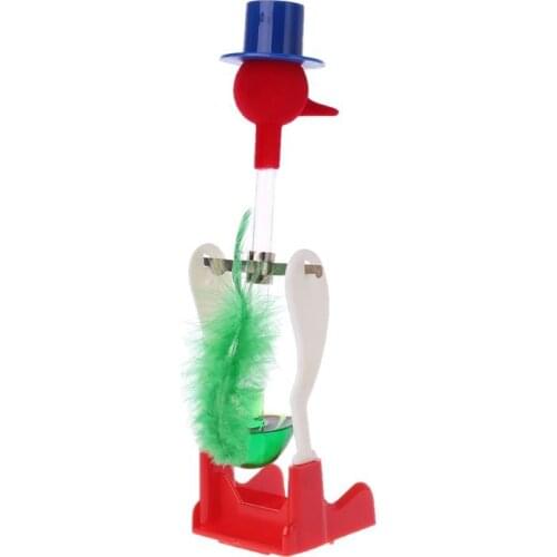 40JC 1Pc Non-Stop Drinking Lucky Bird Duck Desk Toy Perpetual Motion New