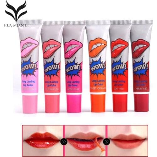 Lip Gloss Magic Peel Off Mask Tint Long Lasting Lipstick Multicolor Lip Gloss Cosmetic Beauty Makeup Tattoo Magic Lipstick