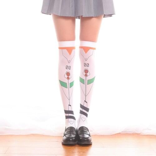 Lolita Stockings Long Thigh High Socks Compression Stretch Socks Girls Anime Cosplay Stockings H