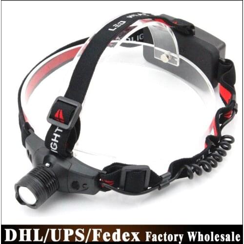 DHL Fedex UPS 20pcs/lot Q5-XPE LED 3-Mode Zoom Focus Adjustable Headlamp