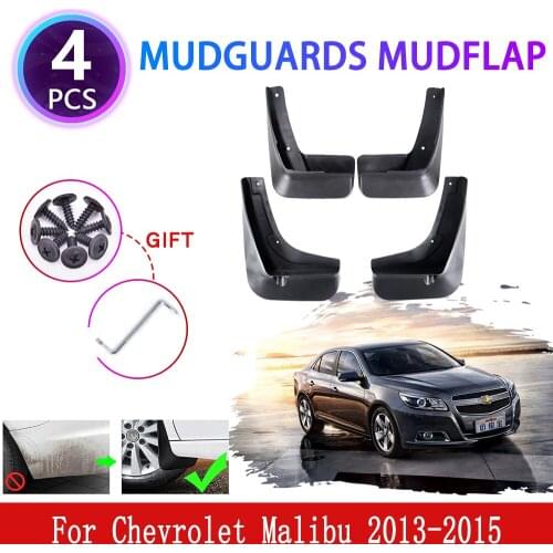 For Chevrolet Malibu 8 8th 2013 2014 2015 4x Mudguards Mudflaps Fender Mud Flap Splash Mud Guards Protect Car Wheel Accessories