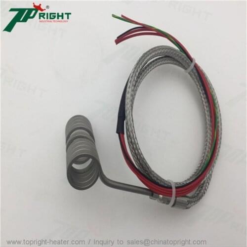 ID18x30mm 220v 300w spiral hot runner heater heating element coil heater machine