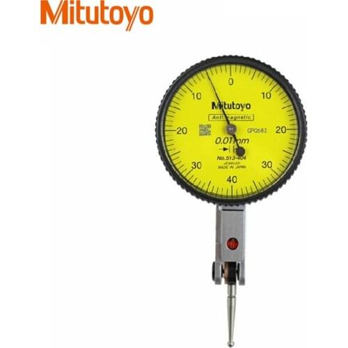 Mitutoyo Dial Indicator 0-0.8mm/ 0.01mm gauge 513-404 Dial Test Indicator Dial Gauge Indicator Paquimetro Measure Tools