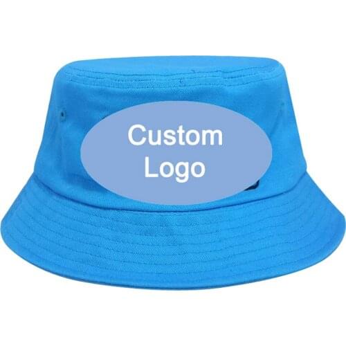Customize embroidery stitching logo hat custom color big one size fit most outdoor fishermen fish fishing cap custom bucket hat