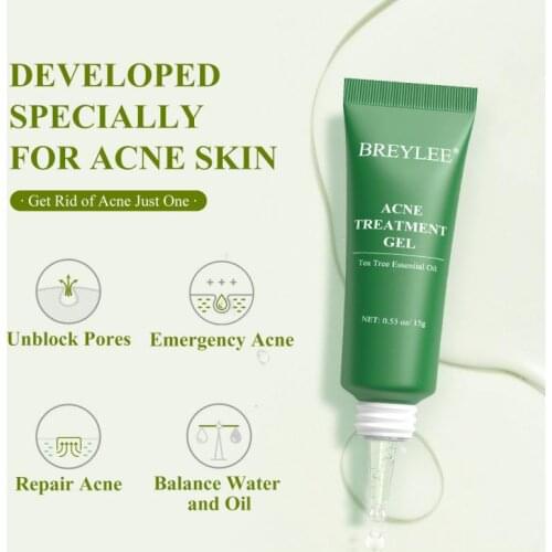 15g BREYLEE Treatment Gel Salicylic Acid Removes Acne And Repairs Anti-inflammatory Facial Shrinking Pores TSLM2