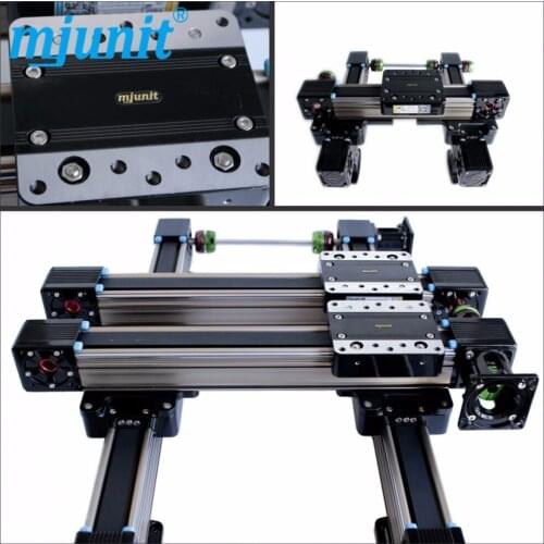Mjunit MJ60 Customized Length Belt Drive Linear Guide Rail High Strength Motorized Linear Stage