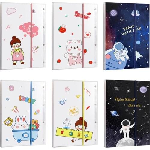 Multi Use Document Pouch Folders Home Office Workspace Organizers Stationery School Supplies Binder with Plastic Sleeves