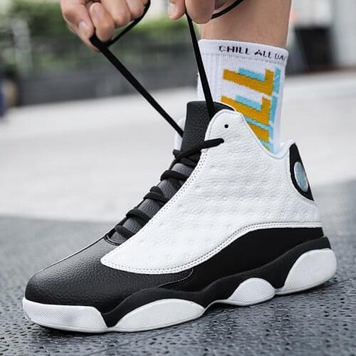 Men Autumn Brand Basketball Shoes Women High Top Sports Ankle Boots Hombre AthleticTrainers Male Boy Black Sneakers Zapatillas