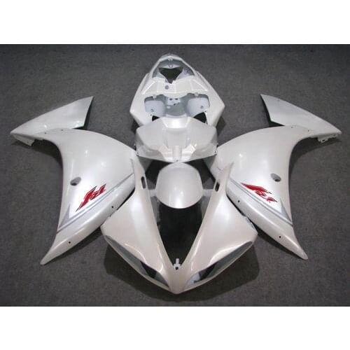 Motorcycle Fairing kit for YAMAHA YZFR1 09 10 YZF R1 2009 2010 YZF1000 TOP White ABS Plastic Fairings set+7gifts YB12