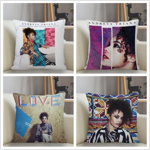 Musife Andreya Triana Pillowcase Custom Square Pillow Cover Case Zipper Pillowcase 35*35,40*40,45*45cm Drop Shipping