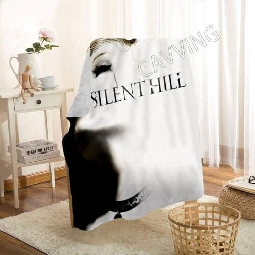 Silent Hill 3D Printed Sherpa Blanket Rectangle Blanket Home Textiles Fleece Wearable Blanket Throw Blanket for Sofa
