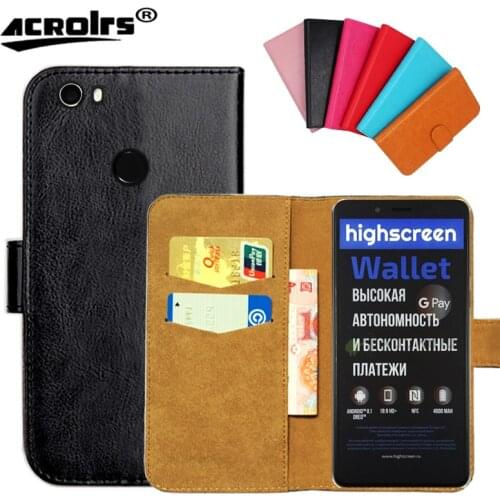 Original! Highscreen Wallet Case ,6 Colors High Quality Leather Exclusive Case For Highscreen Wallet Cover Phone Bag Tracking