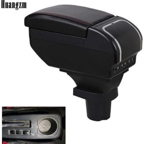 For suzuki liana armrest box central Store content Storage box armrest box with cup holder ashtray 9USB interface