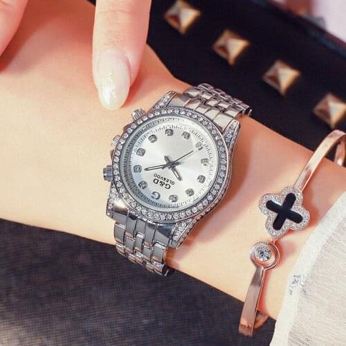 G&D Casual Fashion Womens Quartz Watch Diamond Womens Watch Free Shipping