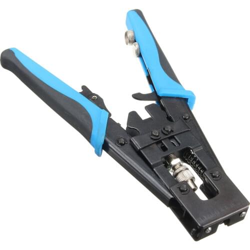RG59/RG58/RG6 BNC/RCA/F Cable Connectors Wire Plier Crimper Pliers Tool Coax Compression Crimping