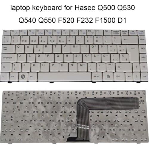 Replacement Spanish Keyboards for Hasee Q500 Q530 Q540c Q540X Q550 Q550s F232 F520 F1500 D1 laptop keyboard ES SP LA original