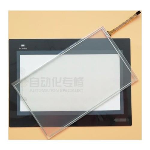 NB7W-TW00B Touch Screen Panel Glass Digitizer for OMRON NB7W-TW11B NB7W-TW01B Touchscreen with Front Overlay (Protective Film)