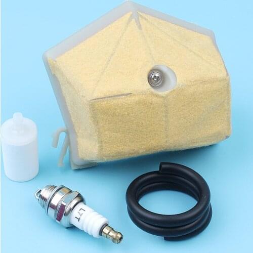 Air Fuel Filter Hose Line Spark Plug Kit For Husqvarna 51 55 55 Rancher Chainsaw Relace 503 60 83-01 NEW PARTS