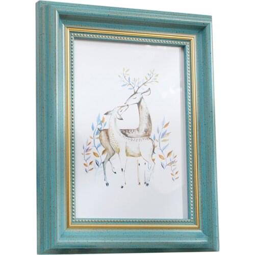 6/7/8/10inch Plastic Photo Frame Light Green Picuture Display Frame Wall Arts