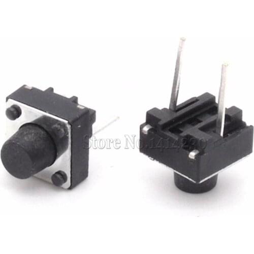 20Pcs Tactile Switch Momentary Tact 6x6x6 6*6*6mm Middle pin 2pins