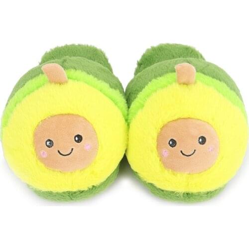 Avocado Anime Fur Slippers Timber Land Shoes Men Women Winter Slippers Custom Slippers Home House Slippers Children indoor