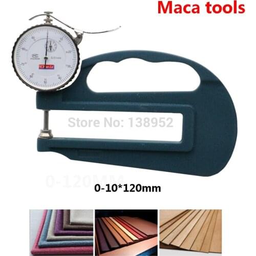 0-10mm Thickness Gauge Deep Throat Measuring Caliper 120MM Depth thickness meter micrometer tool