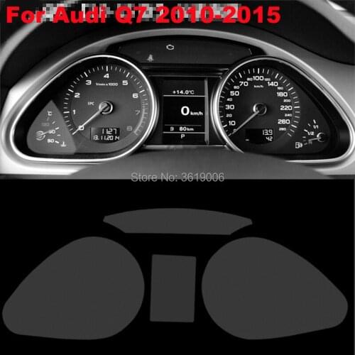 TOMMIA For Audi Q7 10-15 Screen Protector HD 4H Dashboard Protection Film Anti-scratches Car Sticker