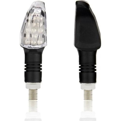 2pcs Universal 12V Motorcycle LED Turn Signals Light Turn Signal Indicator Lights Blinkers Flasher Motorcycle Flashing Light