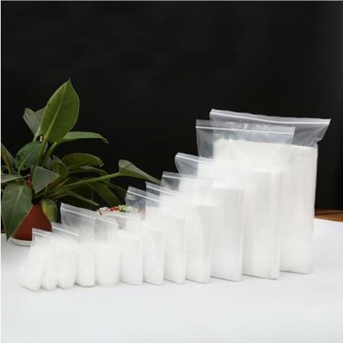 Clear 4-Mil Ziplock Bags HEAVY-DUTY Reclosable Zip Top Plastic Zipper Poly Ml