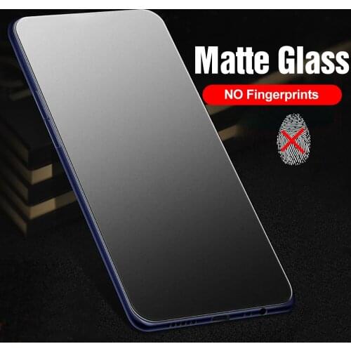 No fingerprint Matte Tempered Glass for Xiaomi Redmi K20 K30 K40 Pro 8 8a Screen Protector Redmi Note 10 9 pro max 8t 9s 9a Film