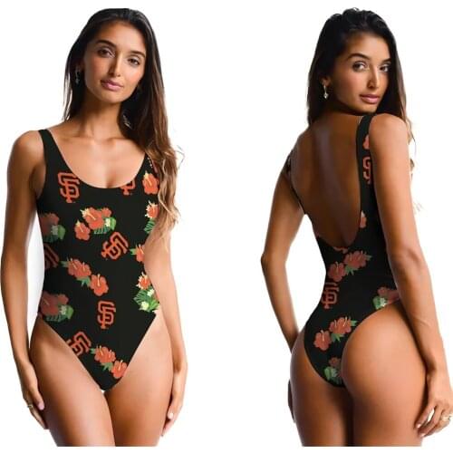 UAS Size Skull Flower 3D Printed Tight-Fitting Swimsuit Sexy Elegant Swimsuit All-Match Beachwear Womens Clothing
