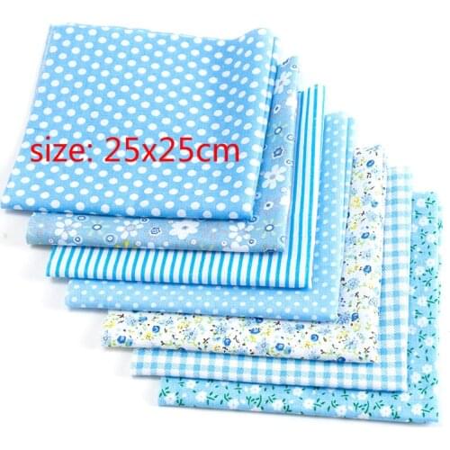 20*25cm 100% Cotton Cloth Flower Dot Printed Patchwork Fabric DIY Tilda Needlework Tissue Cloth Sewing Craft Materia