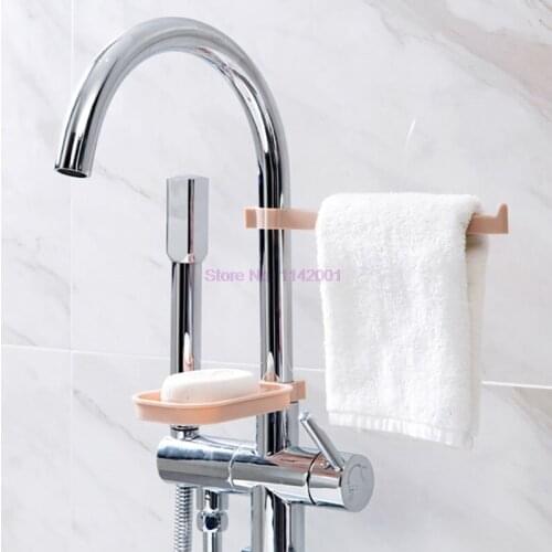 100pcs Hot Sink Hanging Storage Rack Storage Holder Sponge Bathroom Kitchen Faucet Clip Dish Cloth Clip Shelf Drain Organizer