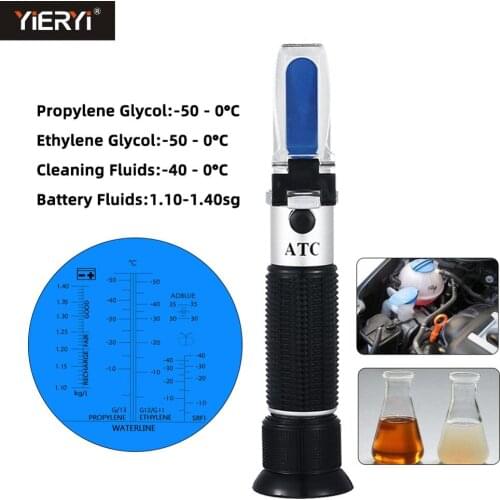 ATC Optical Glycol Refractometer Engine Fluid Coolant Antifreeze Freezing Refractometer Concentration Of Urea