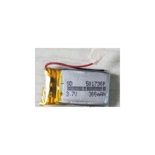 Free ship 2pcs/lot 501730 3.7v 300mah 501630 polymer lithium rechargeable battery for SBH52 smart MP3 Bluetooth headset