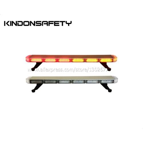 Free shipping! 800mm SUPER bright GEN3 1W mini lightbar, ambe warning minibar with 78pcs LEDs, aluminum housing, DC12V or 24V