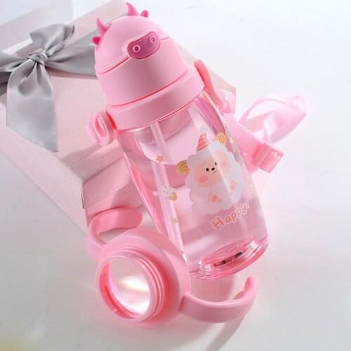 Water Bottle sport Portable Multi-color Plastic Leak-proof Drinking Bottles for Kids for Drinking Tea Mug Outdoor Sport Camping
